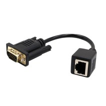 영상신호 원거리전송 RGB리피터 VGA to RJ45 랜케이블 30M 증폭기 연장선 거리기, 상품선택