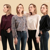 루시앙 여성 모던 페미닌 블라우스 4종 택1