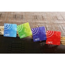 NFC 스마트 태그 스티커 모든 안드로이드 폰용 RFID 카드 라벨 Ntag216 13.56mhz 4 개