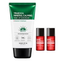 썸바이미 트루시카 무기자차 카밍 톤업 선크림 SPF50+ PA++++ 50ml + 스네일 토너 6ml x 2p, 15세트