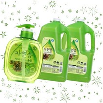 자연퐁 솔잎 주방세제 490ml + 리필 3.92L x 2 통, 1개