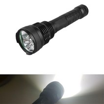경비 순찰용 엄청난 밝기 손전등 SOS기능 안전후레쉬 경찰후레쉬 소형랜턴 밝은, 1개