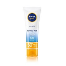 H 니베아 영에이지 선크림 50ml x 2개 * SPF50+/ PA+++ *밀리지 않고 쫀쫀하게 밀착+중건성피부용