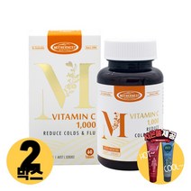 [사은품제공]호주 마더네스트 비타민 C 1000mg 60정 아스코르빈산 비타민씨 알지알지몰 RZ, 상품수량, 2개
