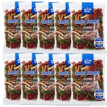 바우와우 모이스트 콤보버거 100g x10봉 강아지간식 훈련간식, 단품