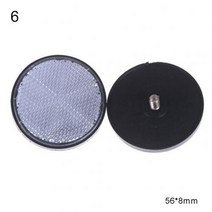 도로표시등 도로표지병 태양광 쏠라 LED 안전유도등 반사체 도로 2pcs 범용 사각형 라운드 자동차 오토바이 자전거 캐러밴 트럭 나사 안전 반사경 반사 스티커 차량, 푸른