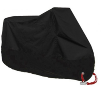 할리데이비슨 바이크 오토바이 방수 커버 덮개, 블랙 실버 (L)