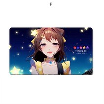 SKANDSALO 뱅 드림 BanG Dream 마우스 패드 장패드 22종, .개, P + 80x50x0.3CM