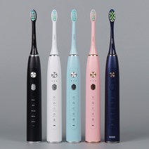 식스비 듀얼케어 음파 전동 칫솔, 듀얼케어_인디핑크