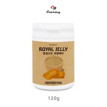 동결 건조 로얄 젤리 분말 100% royal jelly powder 로얄 제리 가루 로열젤리 로얄재리 먹는법 성인 남성 여성 직장인 주부 부모님, 6개, 120g