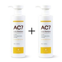 [티샤] 지루성&지성두피 전용 티샤 AC7 스칼프 샴푸 500ml 1+1, 단품