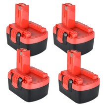 3500mah bosch 14.4v 배터리 교체 bosch d 70745 2607335273 bat038 bat140 bat040 bat041 bat159, 4 배터리 3.5ah