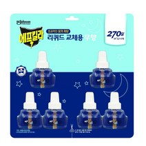 에프킬라 리퀴드 리필 귤꽃향 45일x6개 교체형 코스트