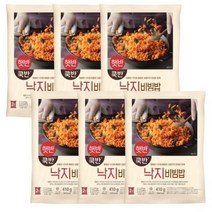CJ비비고 낙지비빔밥, 410g, 6개