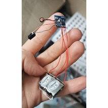 무선스피커 무선 골전도 헤드셋 키트 DIY 보이지 않는 본 센서 진동기 스피커 회로 기판 보청기 액세서리, 1.Package