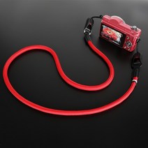 후지필름 올림푸스 파나소닉 라이카 DSLR 미러리스 카메라용 나일론 로프 슬링 다기능 퀵 릴리스 넥 숄더, 04 red, 한개옵션1