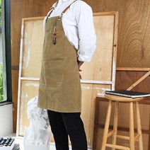서빙 바리스타 목공 헤어디자이너 입는 앞치마, 블랙