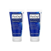 (2팩) PanOxyl 판옥실 아크네 포밍 워시 클렌징폼 벤조일퍼옥사이드 맥시멈 스트렝스 156g