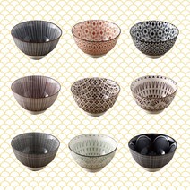 룰루홈 예쁜 도자기 빈티지 일본 밥공기 밥그릇 이쁜밥그릇, 1개, J9