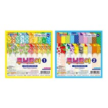 종이나라 2500 무늬모아 1번 2번 고급용지 색종이 꽃무늬 무늬, 3. 2500 무늬모아 (2번) 1갑(10개입)