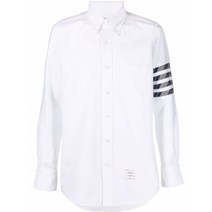 톰브라운 [명품]톰브라운 스트라이프 사선완장 스트레이트핏 옥스포드 셔츠 화이..