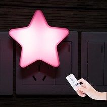 무드등 원목 우드 수면 아기방 인테리어 감성 LED 조명 별 모양 램프 야간 머리맡 벽, 분홍색, 유럽 ​​연합
