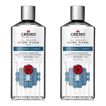 Cremo 리치 레더링 버번 화이트 오크 16온즈 2팩 3574845417, Blue Cedar & Cypress_16 Fl Oz