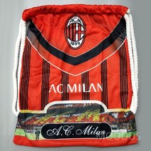 축구 앰블럼 스트링 백팩 신발 가방 학생 학원가방 백팩, AC 밀란 A