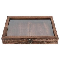 글로벌혜성 진열 케이스 상자 쥬얼리 표본 수집 가죽 뚜껑 금속 걸쇠 나무 강화 W 대형 실용적인 곤충 보존, [01] Assorted Color, [01] 31x22cm, 1.Assorted 색상 - 31x22cm