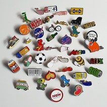 [5개이상 무배] 패션뱃지 베스트 45종 포인트 브로치 핀 버튼 호환 배지 가방 의류 신발장식