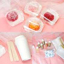 별님아씨 명가 카네이션 비누 선물 DIY 만들기 KIT 세트 패키지, 기본(베이스 투명)+뉴카네이션
