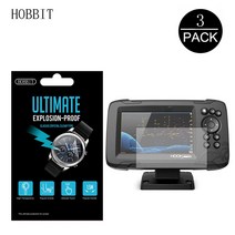 Lowrance 후크용 애완 동물 어군 탐지기 GPS 5 인치 화면 보호기 안티 스크래치 방수 HD 투명 필름 유리 3 개
