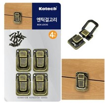 걸고리장식 4P 엔틱 K-4393 가구장식 5247EA, 쿠팡49샵 본상품선택