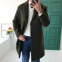 놈시크 5color 겨울 싱글 하프코트