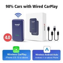 카링킷 안드로이드오토 카플레이 미러링 carlinkit 4 무선 android auto carplay 동글 for passat golf aud opel lexus honda, 정품 보증, 4.0 type-c 포트