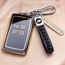 [qm6키지갑순정] 뉴 멀티 스마트 키 지갑 케이스 QM6 SM6 XM3 조에 캡처 르노코리아자동차 순정용품, 태풍-블랙36