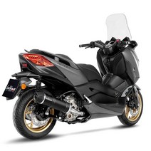 야마하 XMAX300 레오빈스 LV ONE EVO 슬립온 블랙에디션 튜닝 머플러 2021-