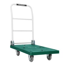 [무소음 녹색 중형 460 X 750] 베어헌트 카트 구르마 구루마 대차 접이식 손수레 끌차, 1개