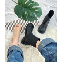 aw60580 첼시 앵클부츠 여성 부티 사이드밴딩 앵글 사각코 부츠 여성화 3.5cm