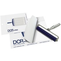 DCR PAD 먼지제거용 점착패드 핸드롤러패드 이물질제거용 접착패드 끈끈이패드, 165mmx240mm(50장/1권)