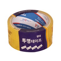 영대투명2절테이프(24mmx25m)), 단품