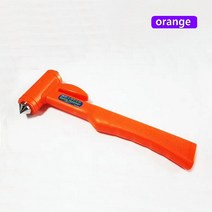 차량용비상망치 자동차 유리 깨기 망치 비상 탈출 창 차단기 안전 벨트 커터 유틸리티 도구, 주황색