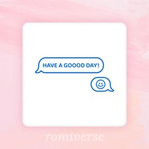 말풍선 메세지 Have a good day 아크릴 비누도장 비누스탬프 자체제작 비누재료 천연비누만들기 재료