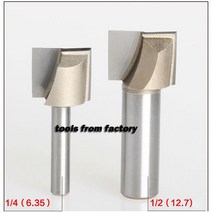 나무 라우터 비트 1/2x5/16 CNC 목공 밀링 커터 조각 도구 1/2 SHK 1 피스, 한개옵션0