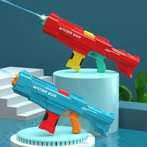 샘플상품 엑스샷 전동 물총 워터밤 워터건 고글포함, 레드