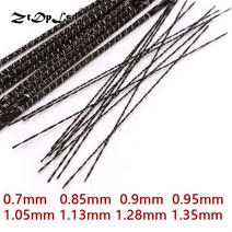 쥐꼬리톱 목공톱 가지치기톱 12pcs 130mm 스크롤 지그 톱 블레이드 나선형 치아 1 #-8 # 종류의 나무 조각, 05 No.5