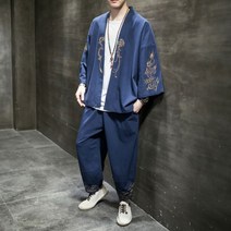 자수 모시적삼 퓨전 생활 어른 한복 세트 개량 계량 전통 마사지 식당 카페 근무 작업복 법복 절복 승복