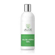 Aloe Infusion 유기농 알로에 베라 젤 - 깊은 보습 얼굴 몸 및 모발용 피부 영양 공급 애프터 스킨 케어 - 햇볕 화상 홍조 및 가려운 피부 완화 - 미국 제조 -