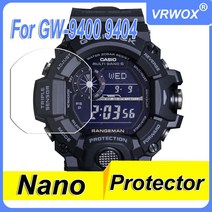 가전제품 액세서리 카시오 G-Shock GW9400 GW-9404 9406 GW-9400J/BJ/DCJ PET 보호 필름 용 나노 방폭 스크, 01 2PCS  GW9404