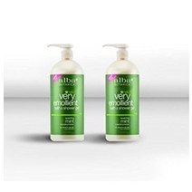 Alba Botanica botanica 매우 연화제 목욕 및 샤워 젤 스파클링 민트 9464ml(32온스) (2팩)